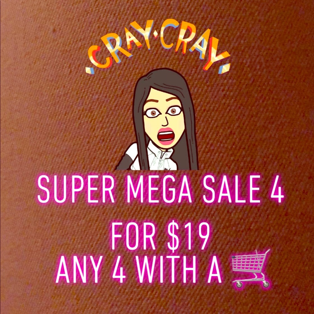 4 for $19!!! MEGA SALE🛒🛒🛒🛒
